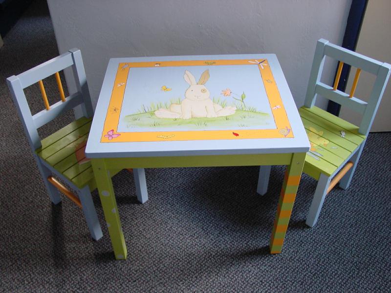 Hand Painted Kids Tables and Chairs