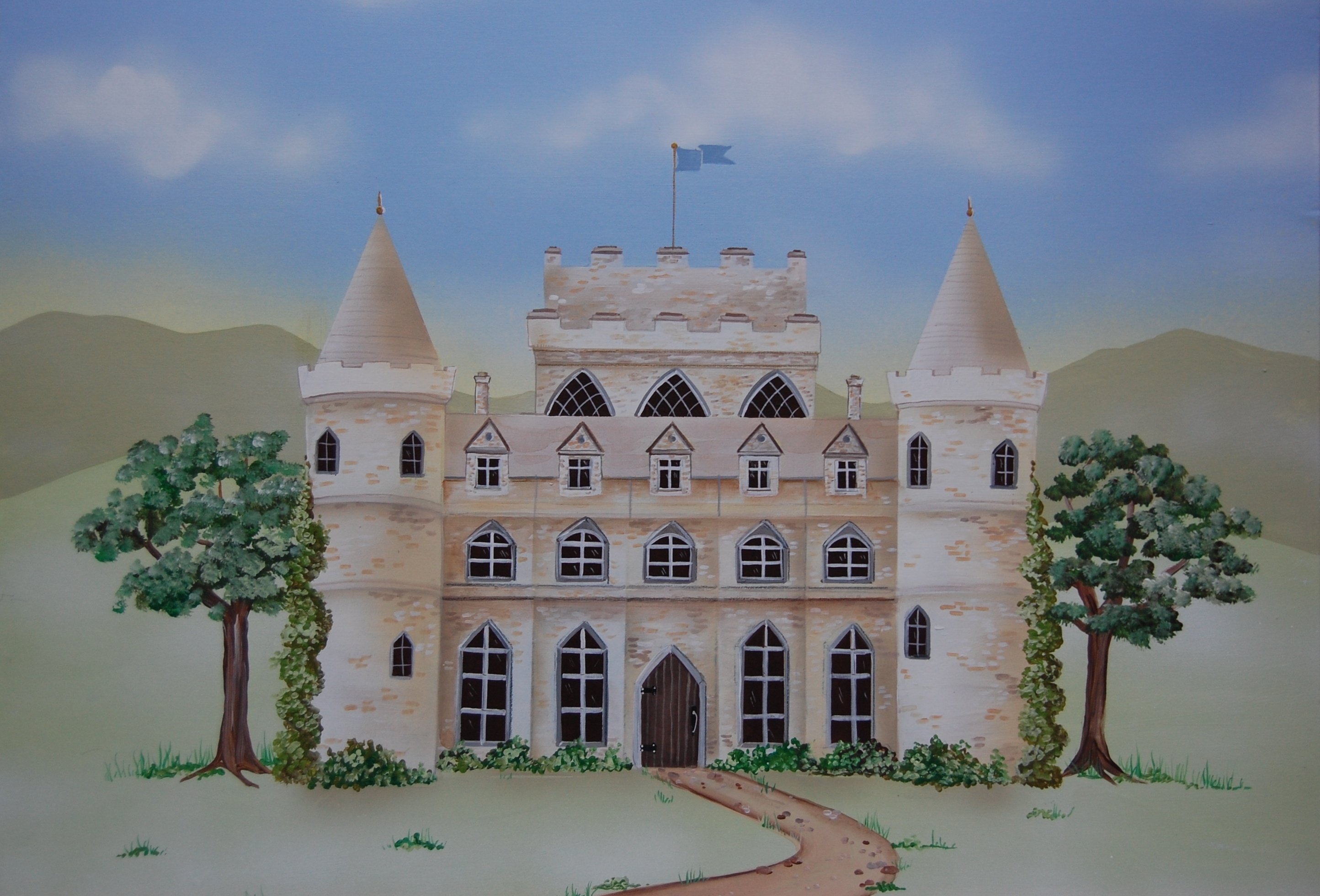 Castles and Princesses Kids Murals